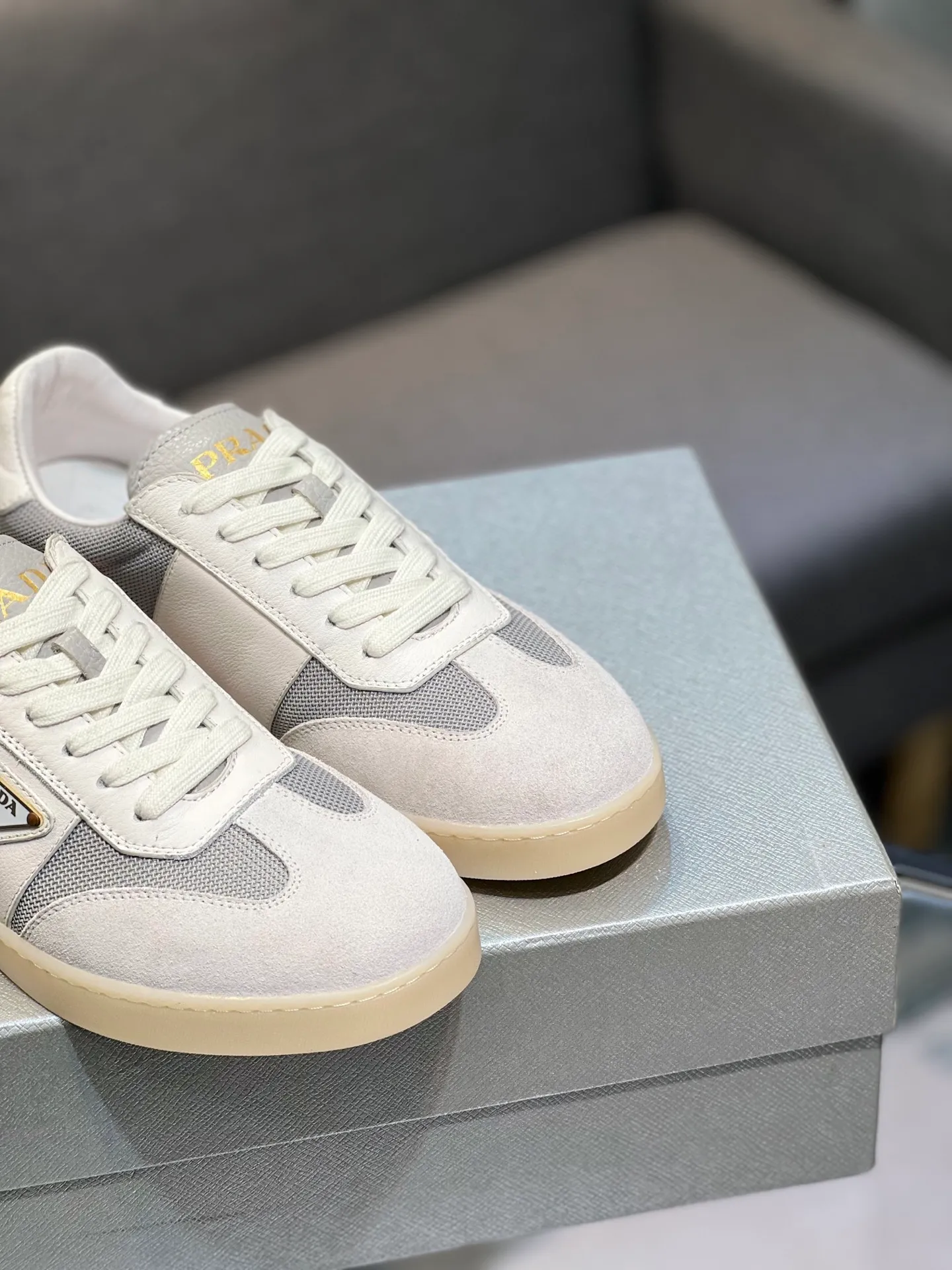 Men's shoes 💰540 [PRADA] Men's shoes are popular in the counter, official website synchronization, 1 high-quality shipment ✔️ Original frosted cowhide + cowhide lining, 1🆚1 replica, original sole, 38-45 (45 customized, non-refundable)